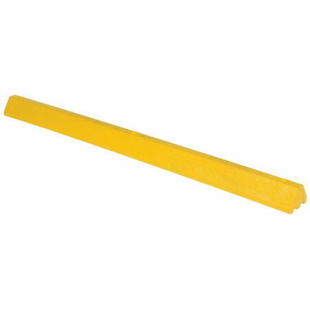 Vestil Car Stop Recycled Plastic, Yellow, 72" CS-S72-Y